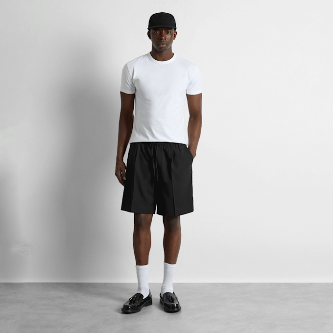Burocs Loose Drawstring Shorts preto 100208 3