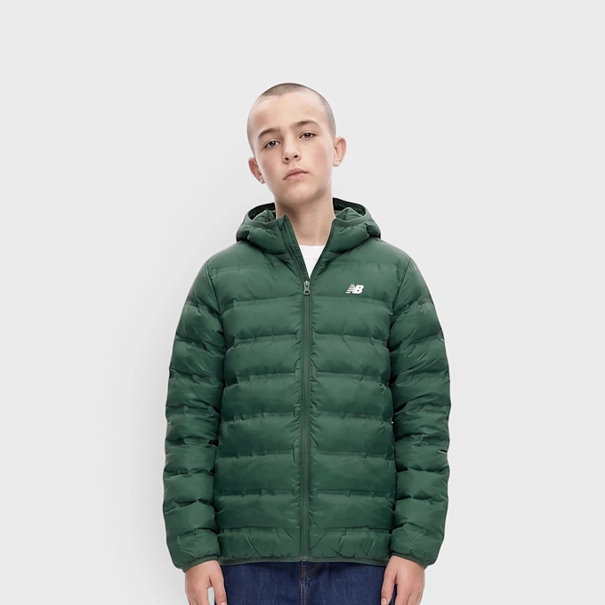 New Balance Bond Quilted Jacket Verde 100229 1
