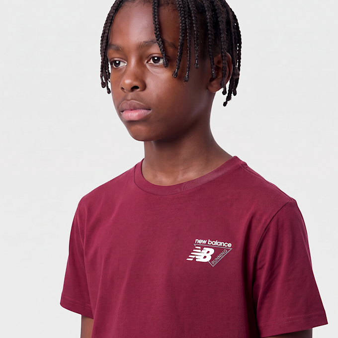 New Balance Athletics Running Graphic Tee czerwony 100236 3