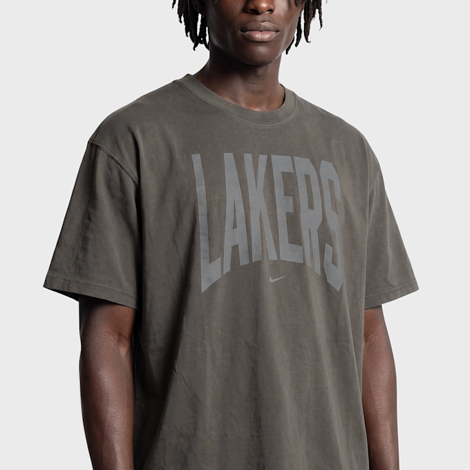 Nike Los Angeles Lakers Basketball-T-Shirt cinzento 100280 3