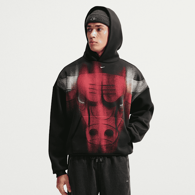 Nike Chicago Bulls MNK Therma-FIT SI BB Fleece Icon Hoodie crna 100287 1