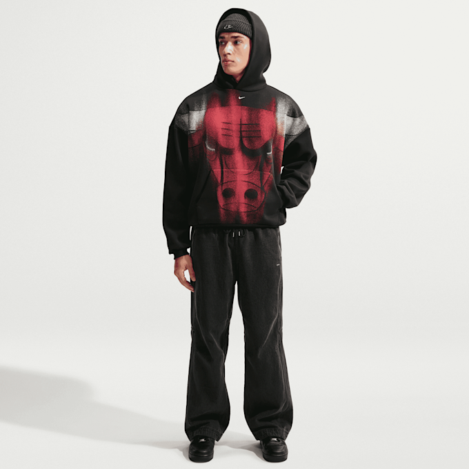 Nike Chicago Bulls MNK Therma-FIT SI BB Fleece Icon Hoodie crna 100287 5