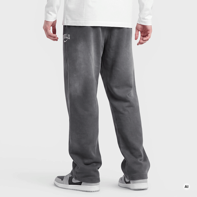 Nike   CHI MNK TF SI Fleece Open Hem Washed Pant grau 100292 2