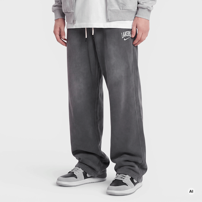 Nike   LA Lakers MNK TF SI Fleece Open Hem Washed Pant gris 100290 1