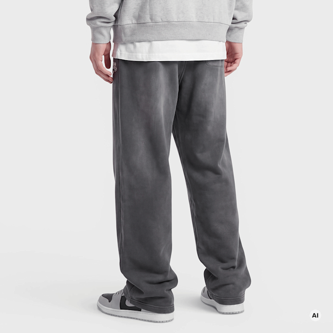 Nike   LA Lakers MNK TF SI Fleece Open Hem Washed Pant gris 100290 2