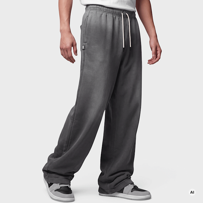 Nike BOS MNK TF SI FLC OH WSH PANT dark charcoal/white grau 100291 1