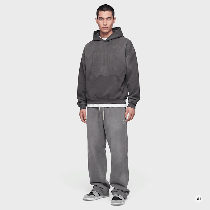 Nike   BOS MNK TF SI FLC WSH HDY dark charcoal cinzento 100293 4