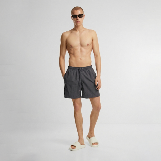 Urban Classics Basic Swim Shorts siva 100330 3