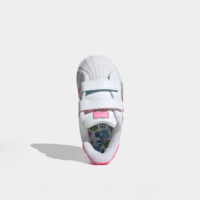 adidas Originals Superstar LED Lights Crianças Pequena branco 100470 6