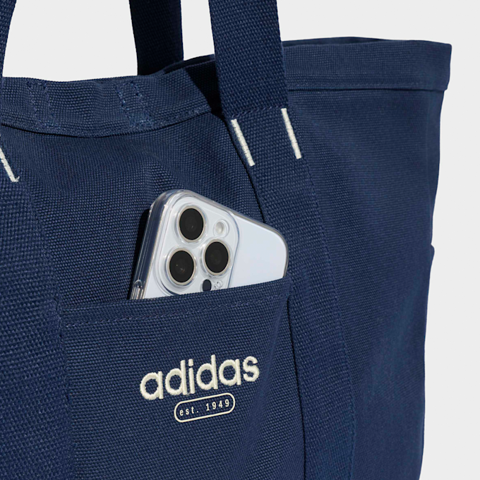 adidas Originals Canvas Tote Bag blauw 100554 5