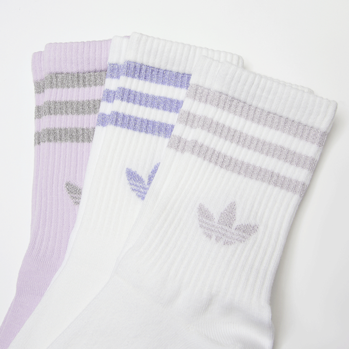 adidas Originals 3 PACK - 3 Stripes Glitter Crew multicolor 100540 2
