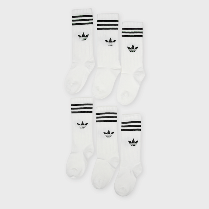 adidas Originals 6 PACK - 3 Stripes Crew blanco 100545 1
