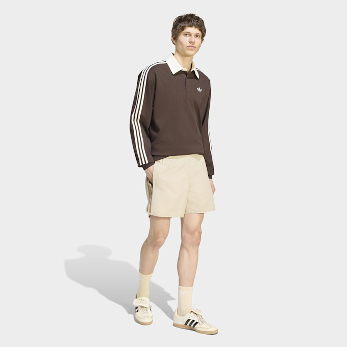 adidas Originals 3-Stripes Rugby Longsleeve Polo marrone 100615 5