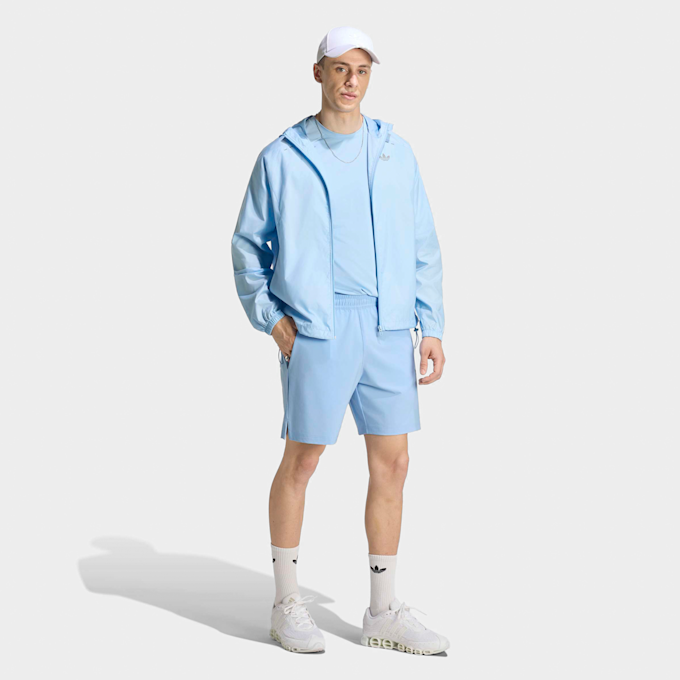 adidas Originals Tech Trefoil Essentials Polyester Shorts plava 100619 5