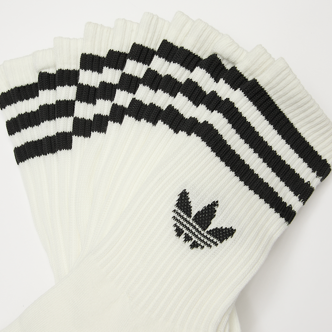 adidas Originals 6 PACK - 3-Stripes Crew Socks blanc 100680 2