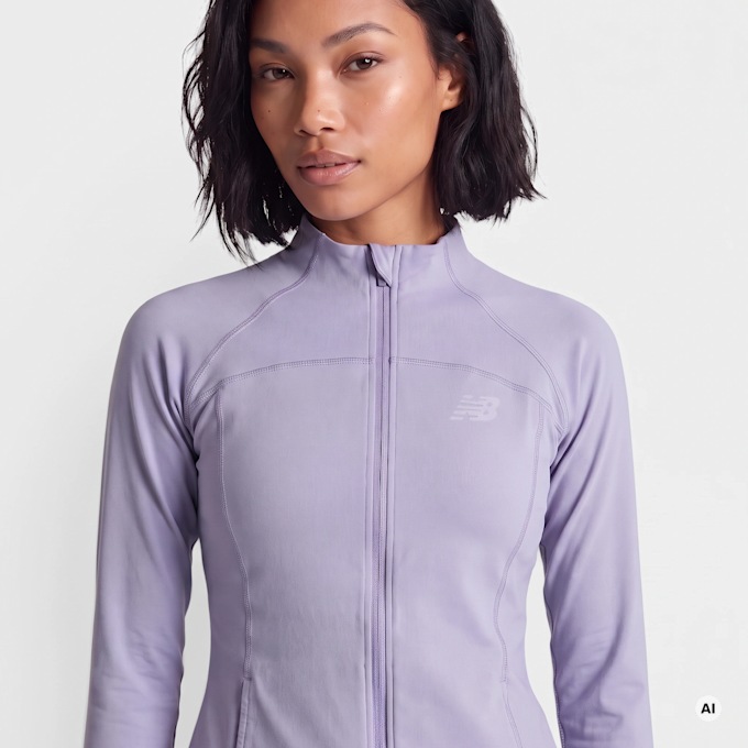 New Balance Harmony Fitted Full Zip Lila 100605 3