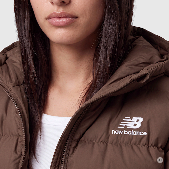 New Balance Boston Puffer Jacket pumpernickel zwart 100606 3