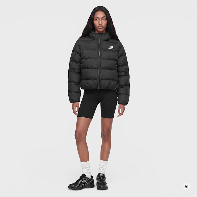 New Balance Boston Puffer Jacket schwarz 100604 4
