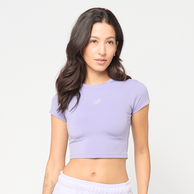 New Balance Harmony Fitted T-Shirt lila 100609 1
