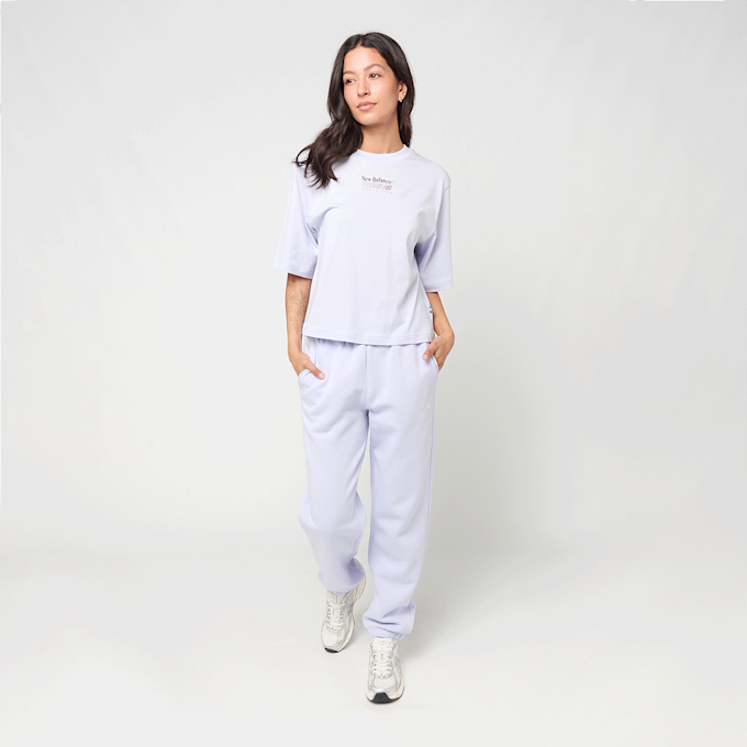 New Balance Trackside Relaxed T-Shirt pourpre 100610 4
