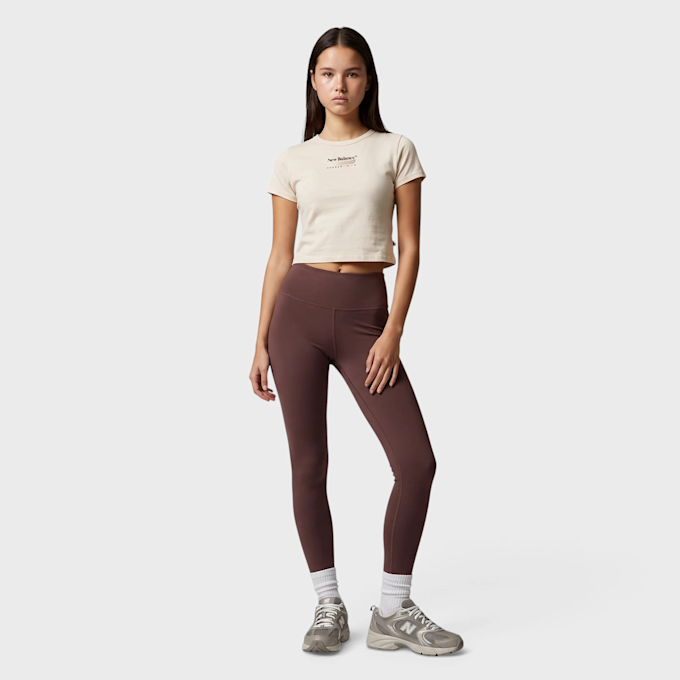 New Balance Trackside Ringer T-Shirt bege 100611 4