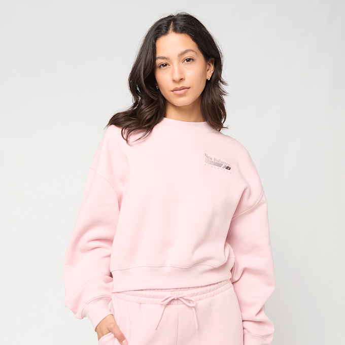 New Balance Trackside Fleece Crew rosa 100599 1