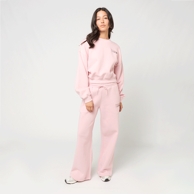 New Balance Trackside Fleece Crew rosa 100599 4