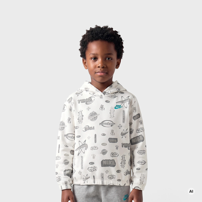 Nike Sportswear All Over Print Fleece 2-Piece Set multicolorido 100684 3