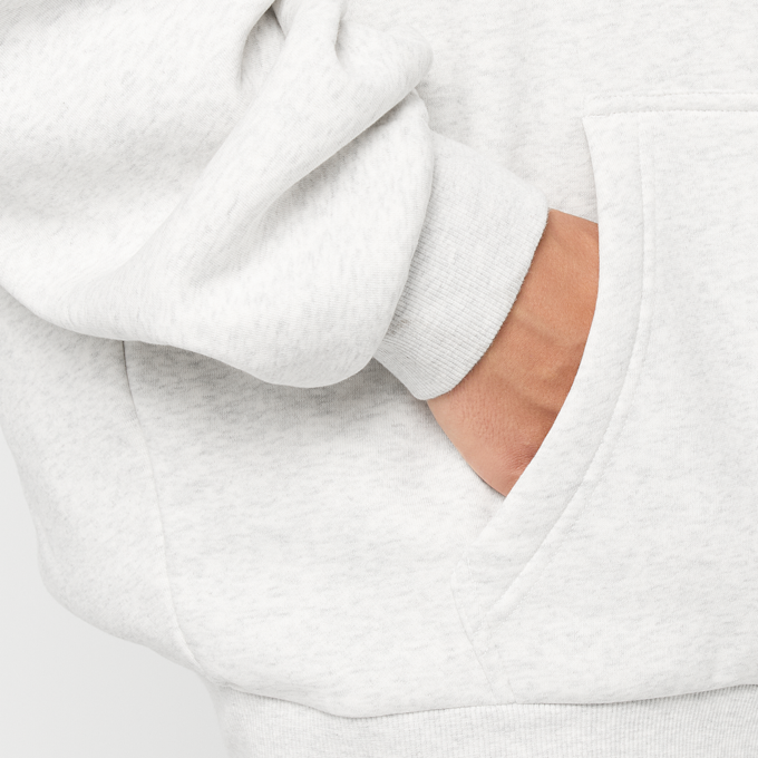 Urban Classics Fluffy Zip Hoody siva 100705 3