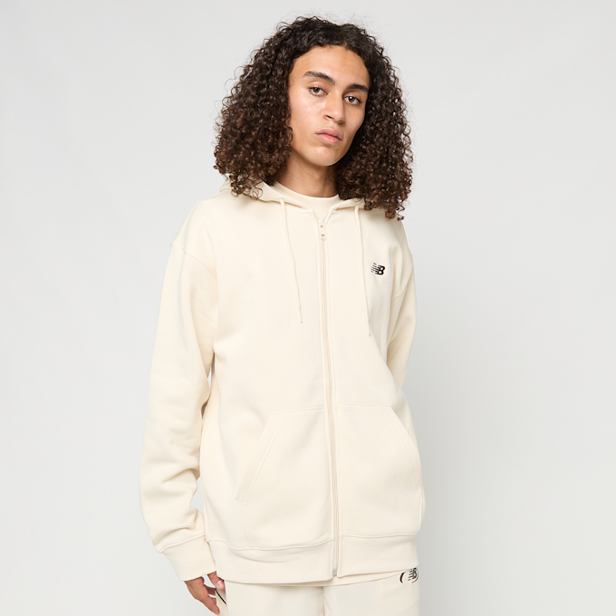 New Balance Sport Essential Logo Fleece Fullzip beige 100637 1