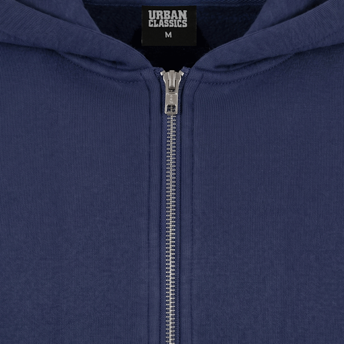 Urban Classics Fluffy Zip Hoody bleu 100706 3