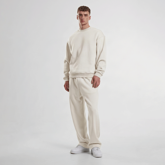 Urban Classics Fluffy Trackpants bege 100720 3