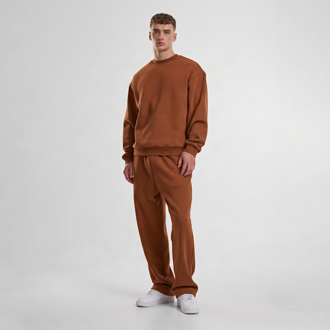 Urban Classics Fluffy Trackpants rood 100717 3