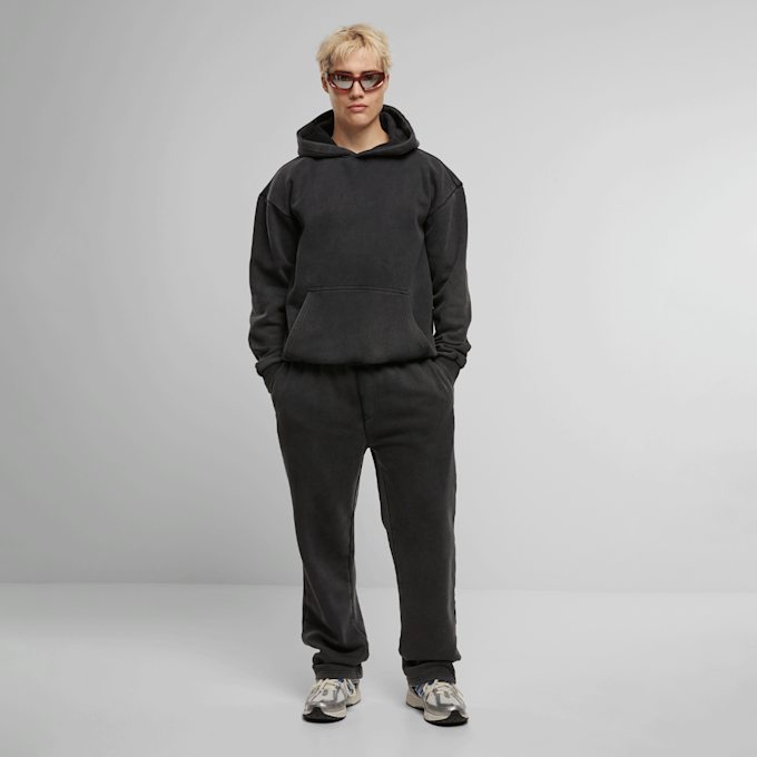 Urban Classics Vintage Heavy Hoody siva 100718 4