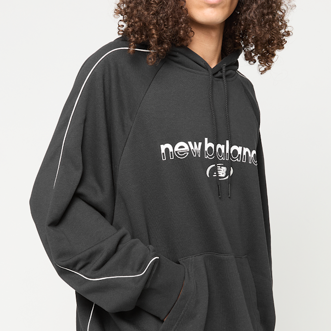New Balance Trackside French Terry Hoodie nero 100646 4