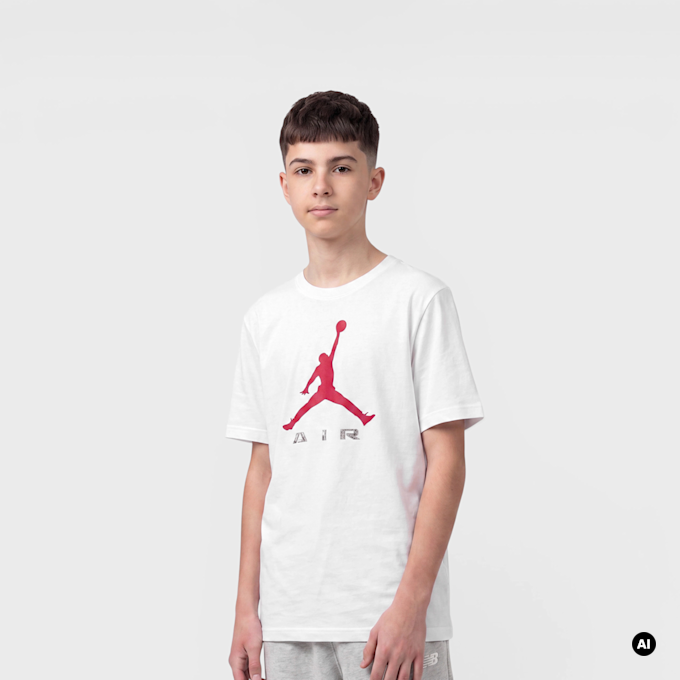 Jordan JDB MJ Brooklyn Graphics Short Sleeve Tee blanc 100816 1