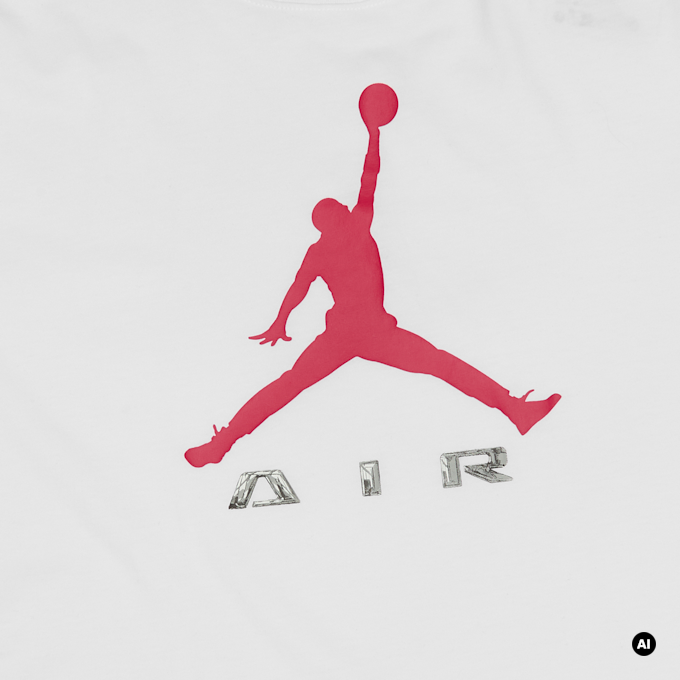 Jordan JDB MJ Brooklyn Graphics Short Sleeve Tee bianco 100816 3
