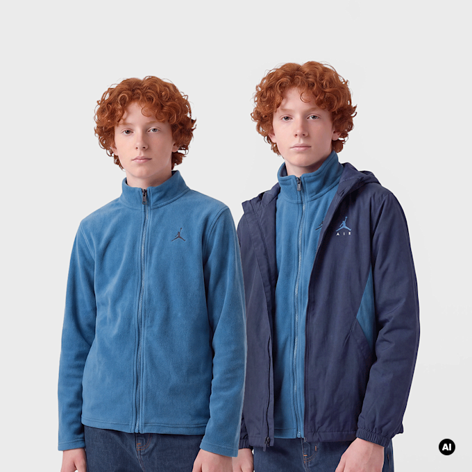 Jordan 3 IN 1 Systems Jacket bleu 100819 1