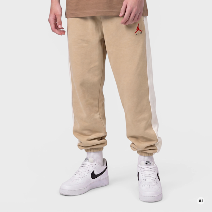 Jordan JDN MJ Air High-Brand-Read Open Hem Pants beige 100776 1
