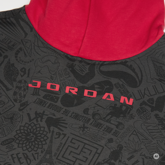 Jordan JDB MJ Brooklyn Hoodie grigio 100783 3