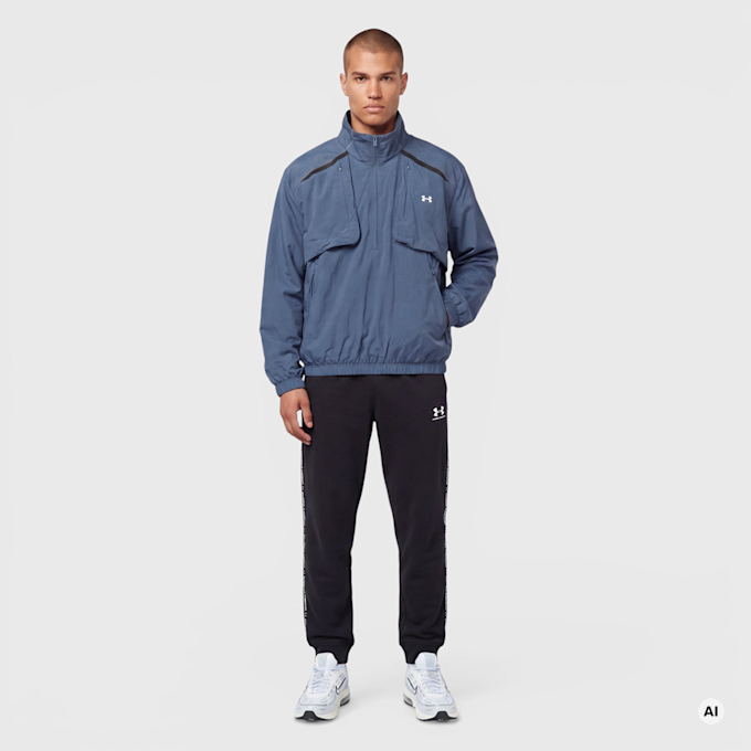 Under Armour Unstoppable Woven Halfzip Solid blau 100757 4