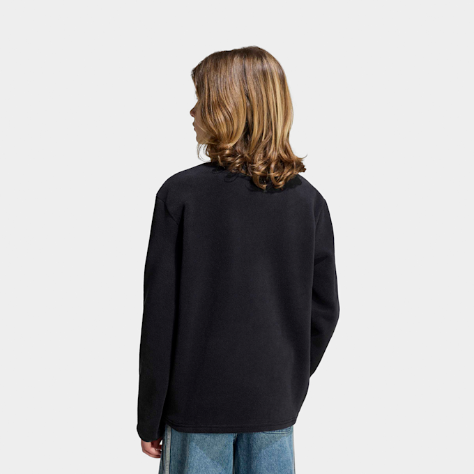 adidas Originals Loose Fleece Halfzip Sweatshirt negro 100796 2