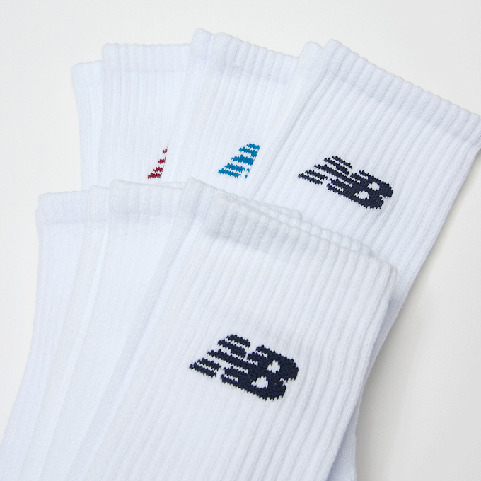 New Balance 6 PACK - Everyday Seasonal Crew wit 100838 2
