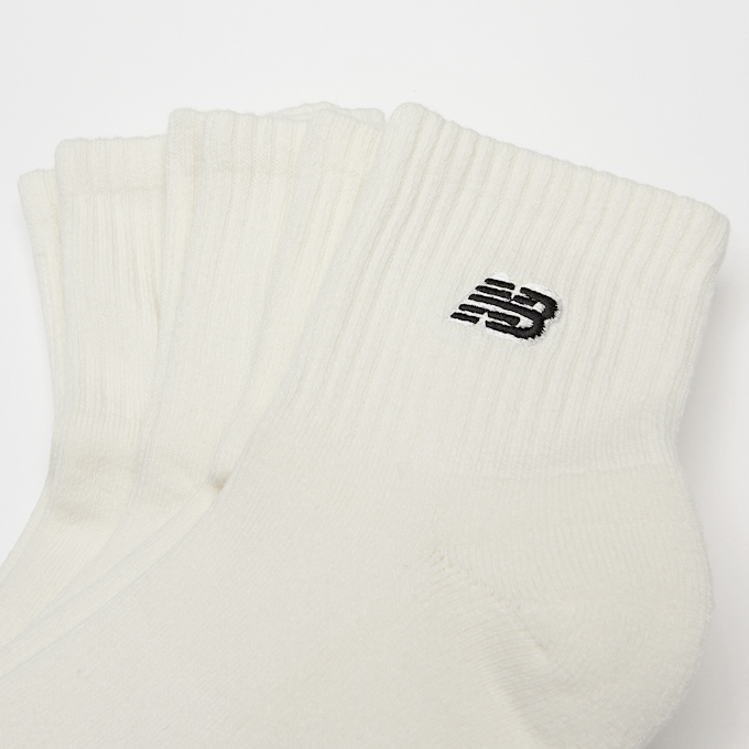 New Balance 3 PACK - Black Patch Logo Seasonal Ankle wit 100841 2
