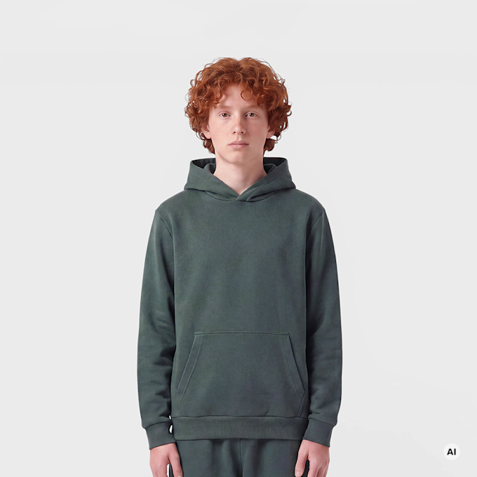 Urban Classics Fluffy Hoody black vert 100937 1