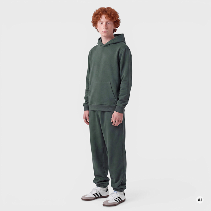 Urban Classics Fluffy Hoody black vert 100937 4