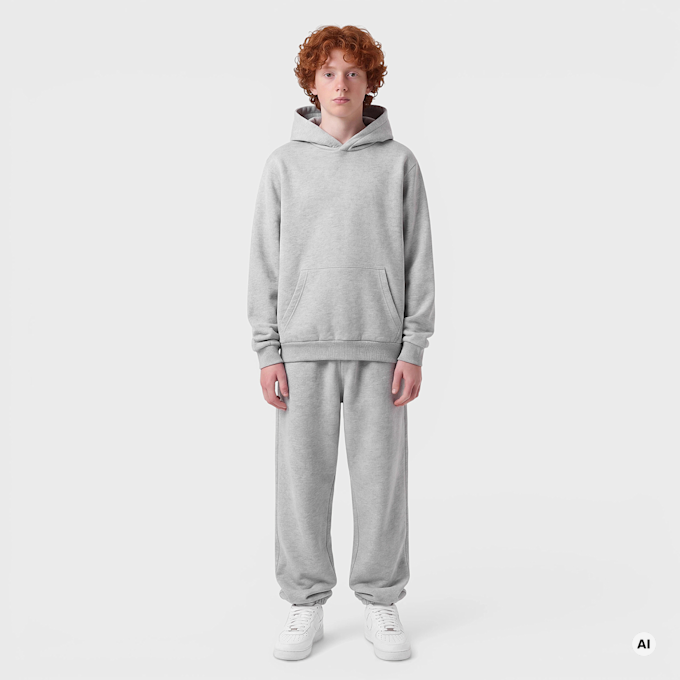Urban Classics Fluffy Sweatpants cinzento 100940 4