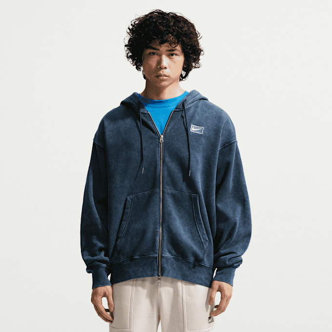 Nike   Sportswear Graphics Fullzip Hoodie bleu 100995 1
