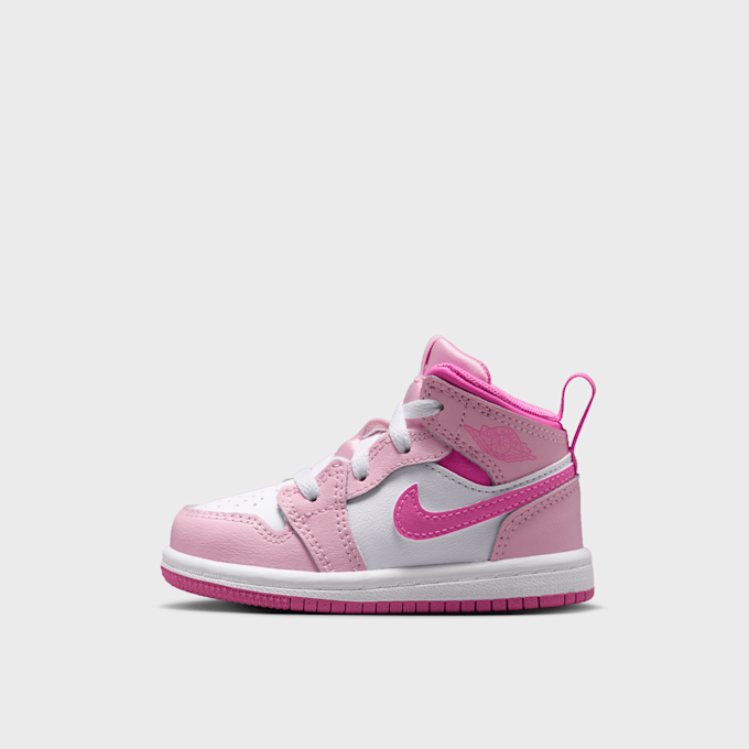Jordan Jordan 1 Mid Crianças Pequenas rosa  100968 1
