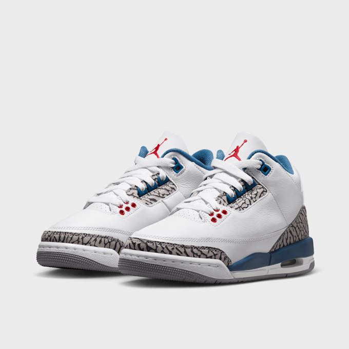 Jordan Air Jordan 3 Retro (GS) “True Blue” wit 100973 3